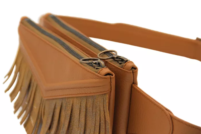 Jessica Cohen R'N'R sac ceinture Origame Fringes15