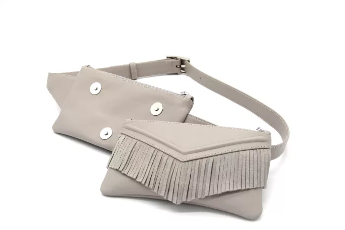 Jessica Cohen R'N'R sac ceinture Origame Fringes9