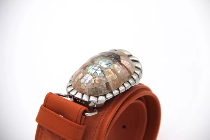 Jessica Cohen Ceinture résine et nacre10