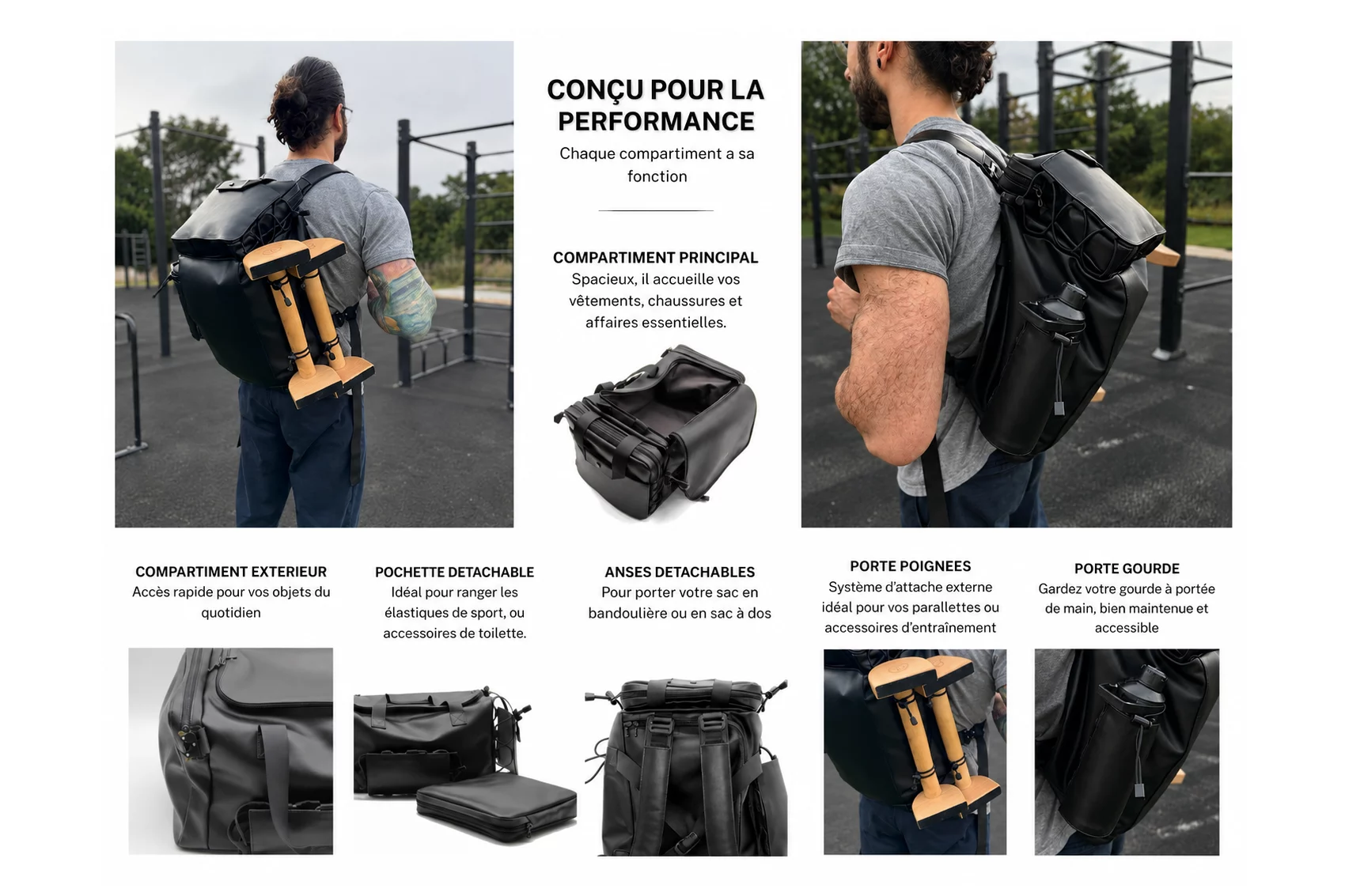 JESSICA COHEN MAROQUINERIE SAC DE SPORT